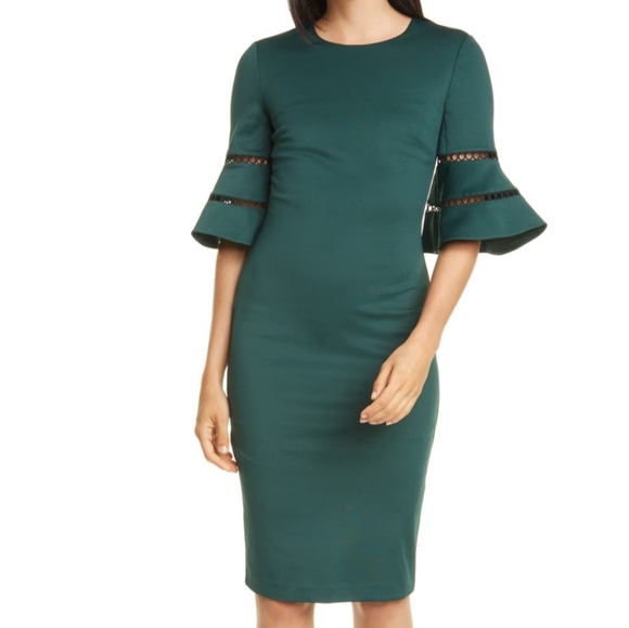 🍒NWOT🍒 TED BAKER CHIC BODYCON DRESS - Picture 4 of 6